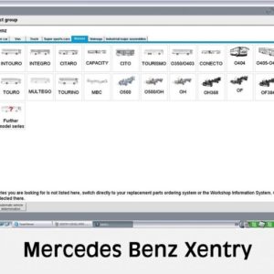 نرم افزار تعمیر و نگهداری بنز Mercedes Benz Xentry